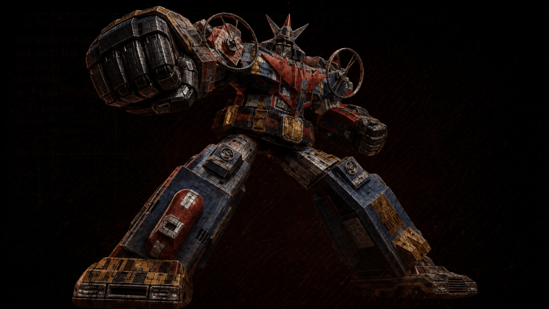 Armored Fleet Dairugger XV in its combined form