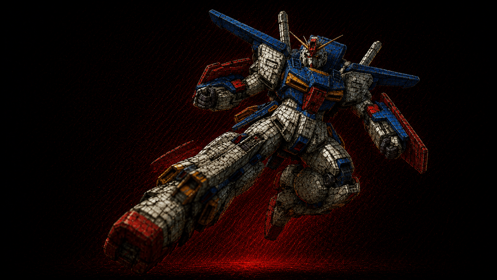 ZZ Gundam in combat